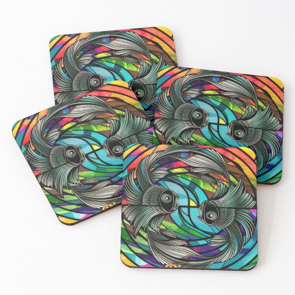 Item preview, Piscis Zodíaco, vidrieras designed and sold by ZodiacWonders.