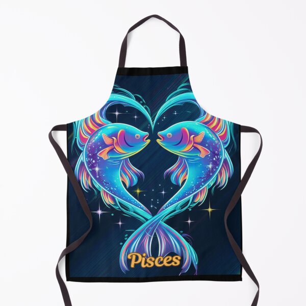 Item preview, Pisces Zodiac, heart shape designed and sold by ZodiacWonders.
