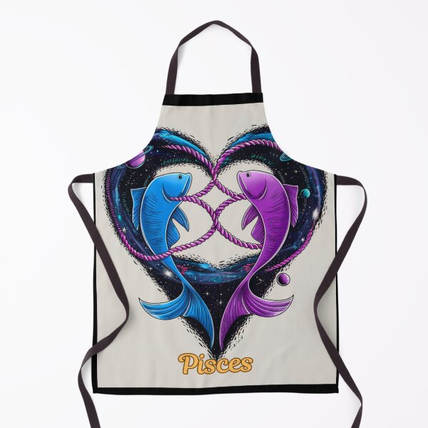Item preview, Pisces Zodiac, heart shape designed and sold by ZodiacWonders.
