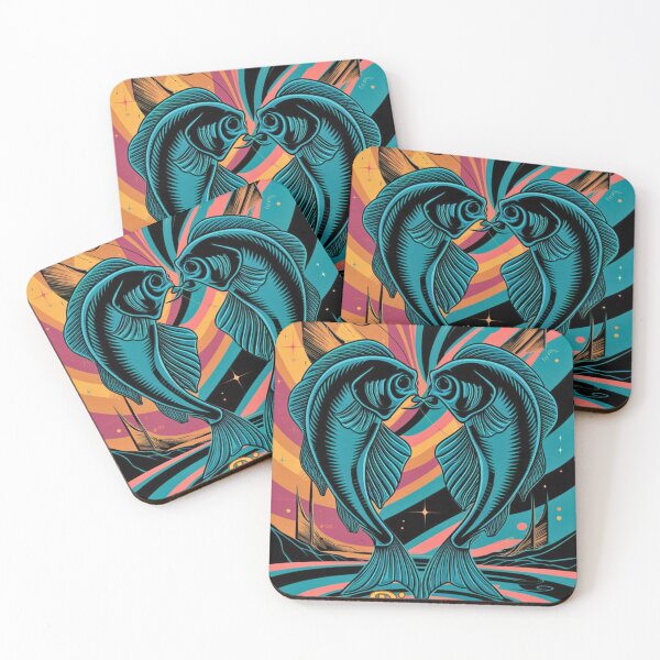 Item preview, Pisces Zodiac, heart shape designed and sold by ZodiacWonders.