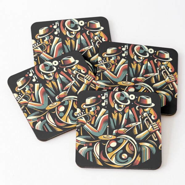 Item preview, Jazz Band in a Cubism Paint 6 designed and sold by PictaNova.
