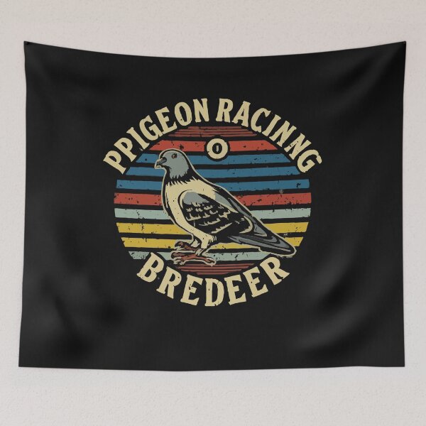 Item preview, Pigeon Racing Breeder Retro Vintage T-Shirt designed and sold by MizoX7.