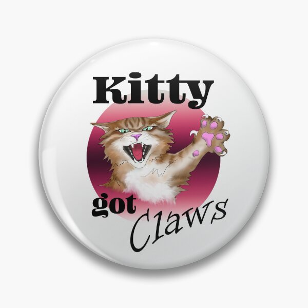 Item preview, Kitty got Claws - red circle designed and sold by JackieCorrado.