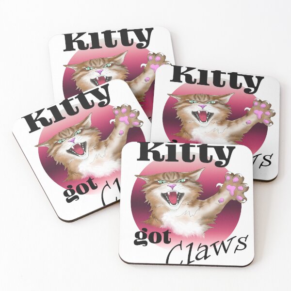 Item preview, Kitty got Claws - red circle designed and sold by JackieCorrado.