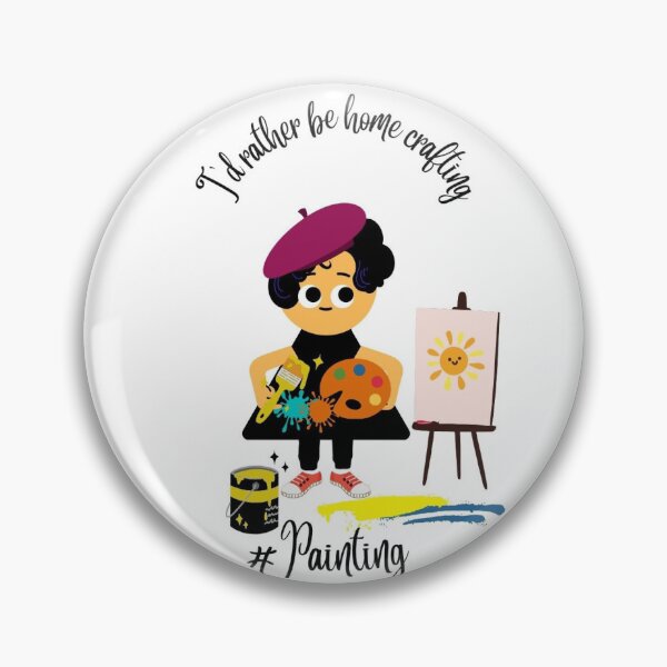 Item preview, Crafty painting girl at home designed and sold by DalysDesigns.