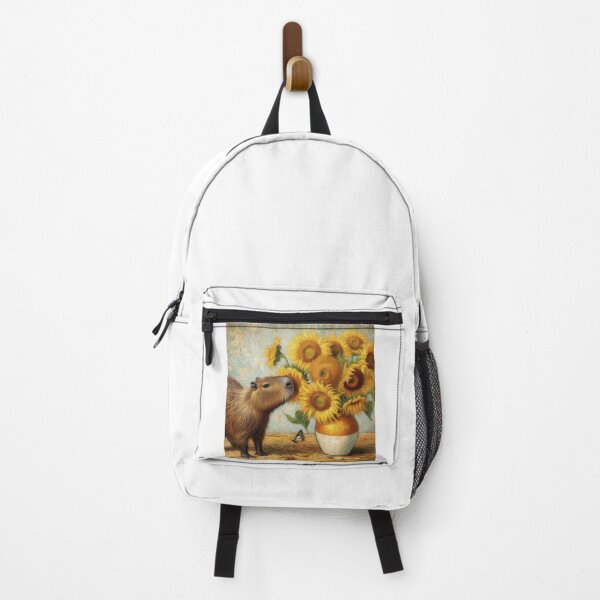 Item preview, Capybara ft. Van Gogh-Vase with Twelve Sunflowers1 designed and sold by Capybara Art Lover.