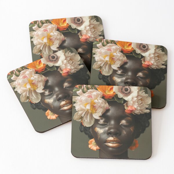 Item preview, african and flower designed and sold by Rockwpapart.