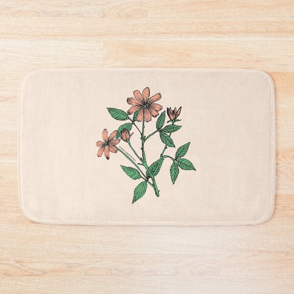 Item preview, Apricot Pompon Rose Bloom Single 1-7 Petals Almost Flat designed and sold by Rachael Taylor.
