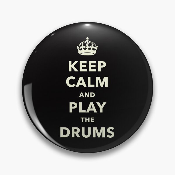 Item preview, Keep calm and play the Drums. Drummers gift! designed and sold by paulo silveira.