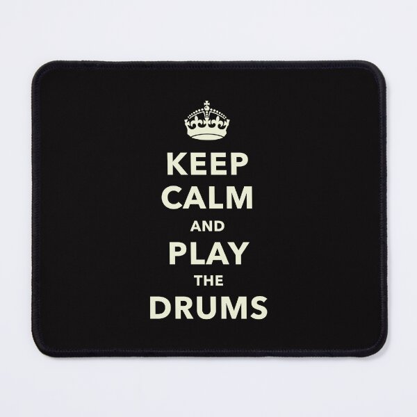 Item preview, Keep calm and play the Drums. Drummers gift! designed and sold by paulo silveira.