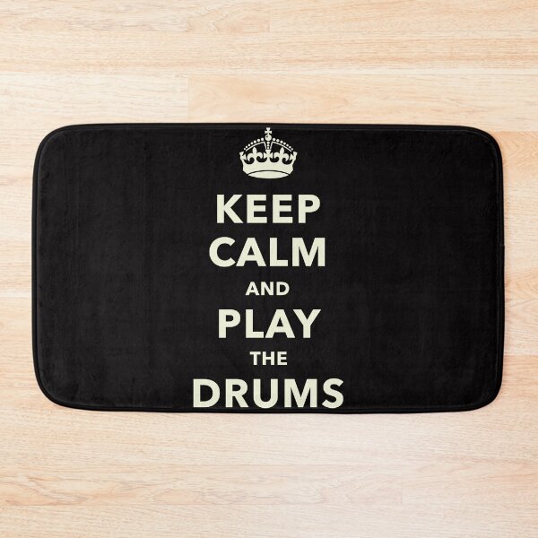 Item preview, Keep calm and play the Drums. Drummers gift! designed and sold by paulo silveira.