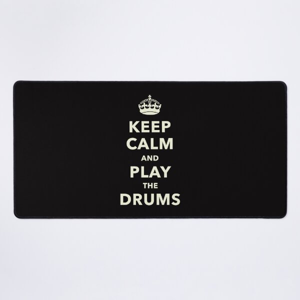 Item preview, Keep calm and play the Drums. Drummers gift! designed and sold by paulo silveira.