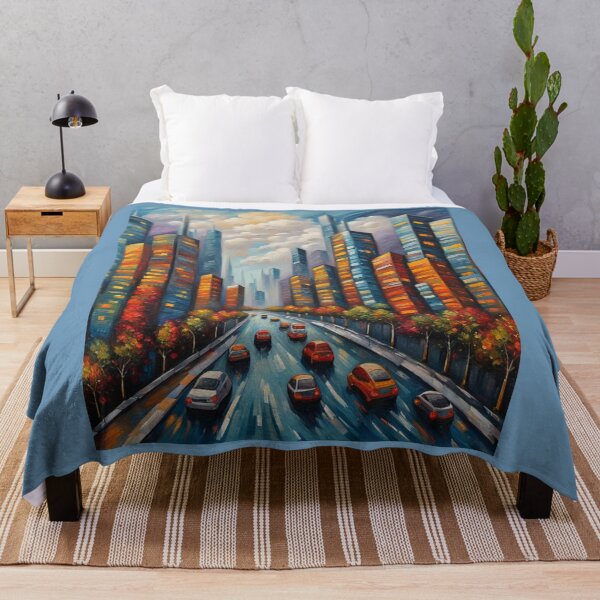 Item preview, Busy city in the future designed and sold by seahorse crossing.