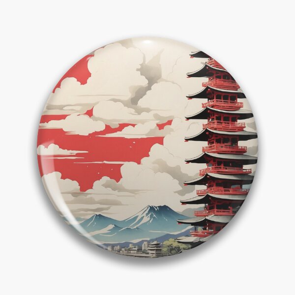 Item preview, Akashi Japan Vintage Travel Tourism  designed and sold by TravelersGems.