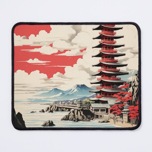 Item preview, Akashi Japan Vintage Travel Tourism designed and sold by TravelersGems.