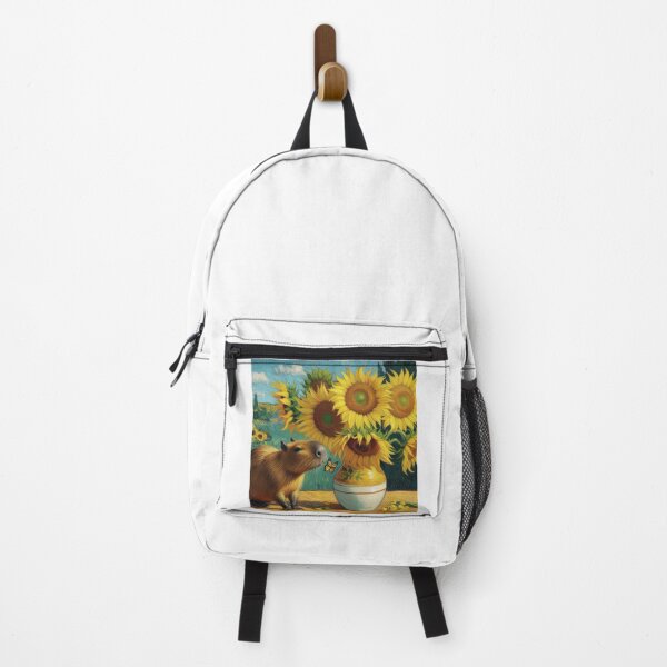 Item preview, Capybara ft. Van Gogh-Vase with Twelve Sunflowers5 designed and sold by Capybara Art Lover.