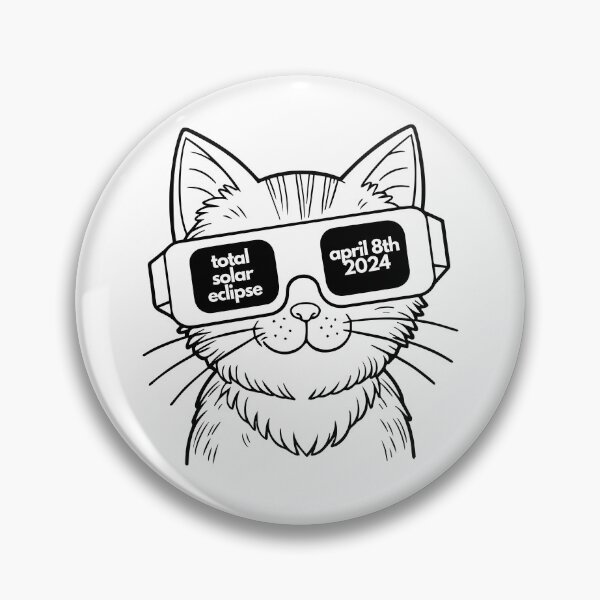 Item preview, Funny Cute Cat Total solar eclipse 2024 April 8 designed and sold by OpenCloset.