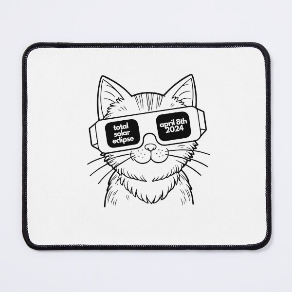 Item preview, Funny Cute Cat Total solar eclipse 2024 April 8 designed and sold by OpenCloset.