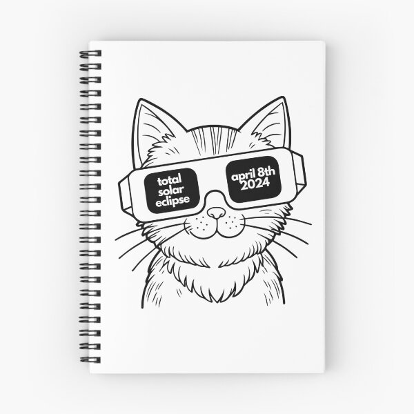 Item preview, Funny Cute Cat Total solar eclipse 2024 April 8 designed and sold by OpenCloset.