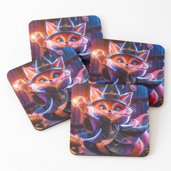 Item preview, Fox Portrait. whimsical wizard designed and sold by FoxVibes.