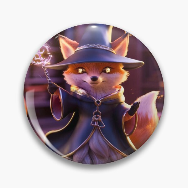 Item preview, Fox Portrait. whimsical wizard designed and sold by FoxVibes.