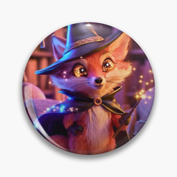 Item preview, Fox Portrait. whimsical wizard designed and sold by FoxVibes.