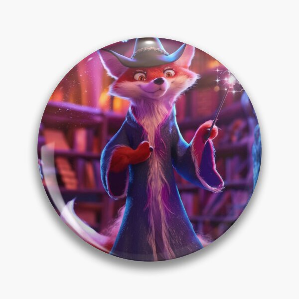 Item preview, Fox Portrait. whimsical wizard designed and sold by FoxVibes.