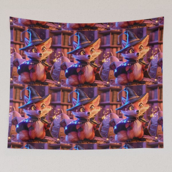 Item preview, Fox Portrait. whimsical wizard designed and sold by FoxVibes.