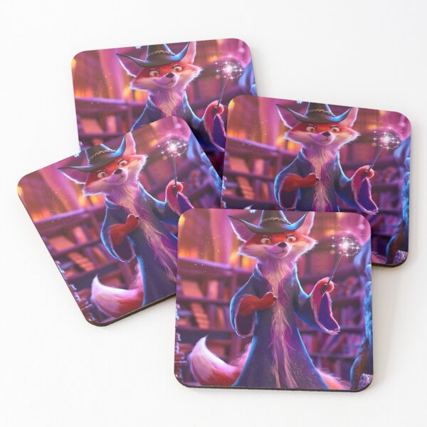 Item preview, Fox Portrait. whimsical wizard designed and sold by FoxVibes.
