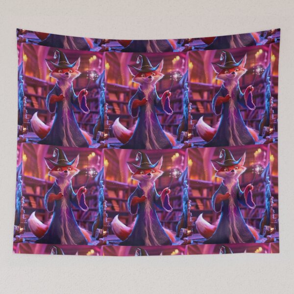 Item preview, Fox Portrait. whimsical wizard designed and sold by FoxVibes.