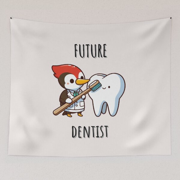 Item preview, Future Dentist Woodpecker designed and sold by LemuellTrends.