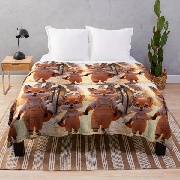 Item preview, Fox Portrait. walking down the street designed and sold by FoxVibes.