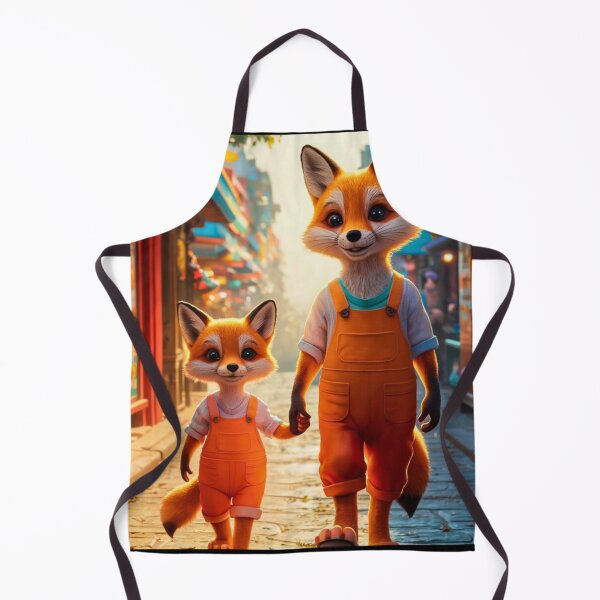 Artikelvorschau, Fuchsporträt. die Straße entlang laufen entworfen und verkauft von FoxVibes.