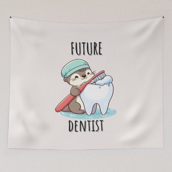 Item preview, Future Dentist Otter designed and sold by LemuellTrends.