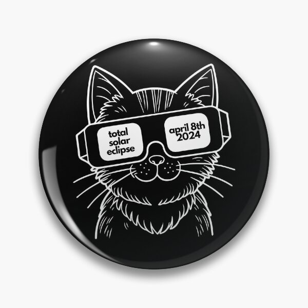 Item preview, Funny Cute Cat Total solar eclipse 2024 April 8 designed and sold by OpenCloset.