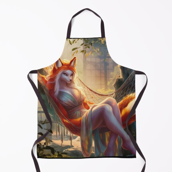 Item preview, Fox Portrait. sexy fox lady, fox person designed and sold by FoxVibes.