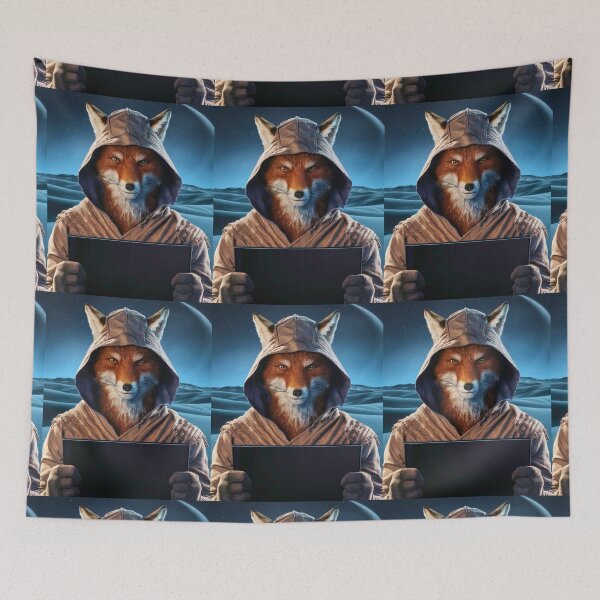 Item preview, Fox Portrait. dessert fox, fox person designed and sold by FoxVibes.
