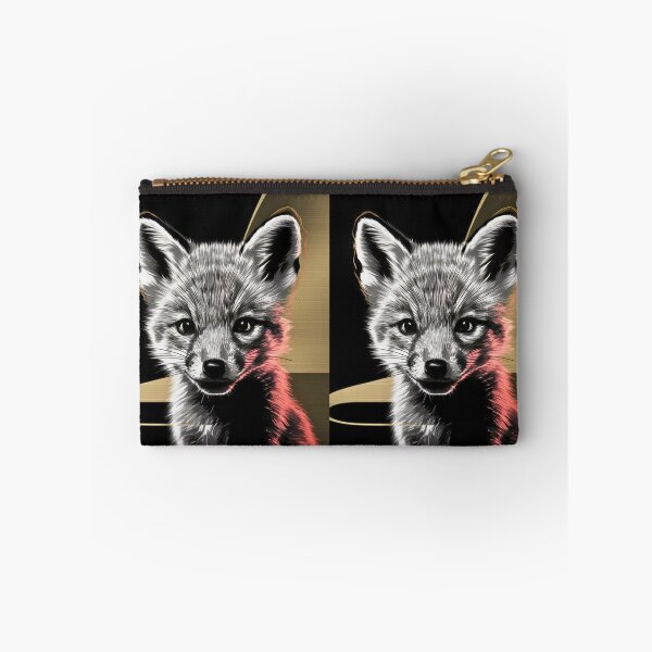 Artikelvorschau, Fuchsporträt. monochromes Gesichtsporträt entworfen und verkauft von FoxVibes.