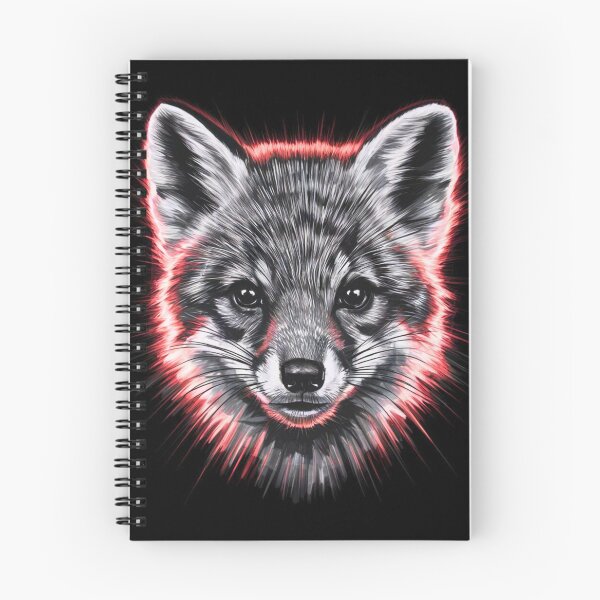 Item preview, Fox Portrait. monochrome face portrait designed and sold by FoxVibes.