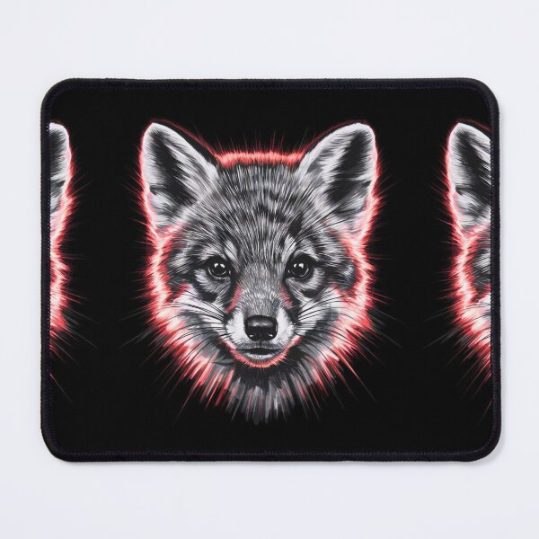 Item preview, Fox Portrait. monochrome face portrait designed and sold by FoxVibes.