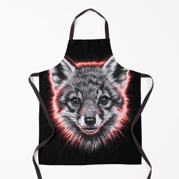 Item preview, Fox Portrait. monochrome face portrait designed and sold by FoxVibes.