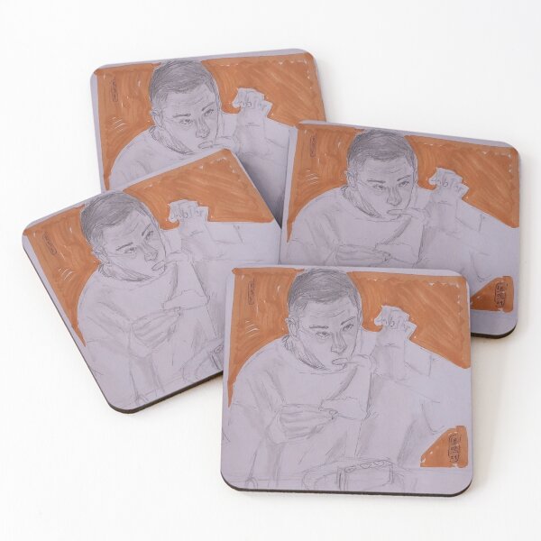 Item preview, boy eating designed and sold by citron8doux.