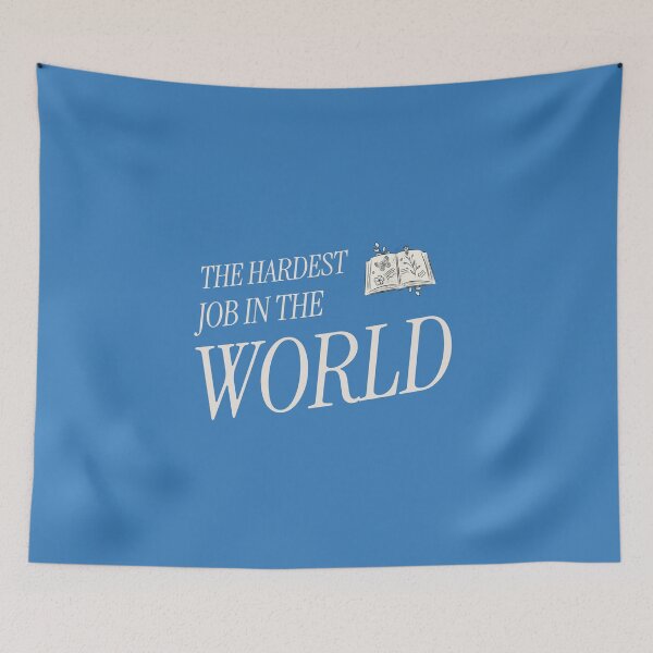 Item preview, THE HARDEST JOB IN THE WORLD BOOK designed and sold by LovePeaceShop.