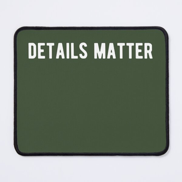 Item preview, Details Matter Jack Reacher Quote Green designed and sold by bossbehaviour.