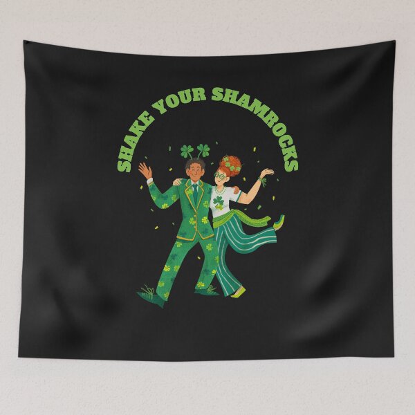 Item preview, Shake Your Shamrocks Dancing Couple designed and sold by AlienOccupation.
