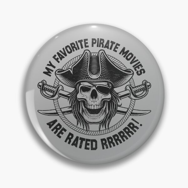 Item preview, Dad Joke Humor - My Favorite Pirate Movies Are Rated Rrrr! designed and sold by hadleyfoo.