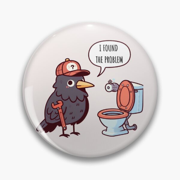 Item preview, Plumber Crow designed and sold by LemuellTrends.