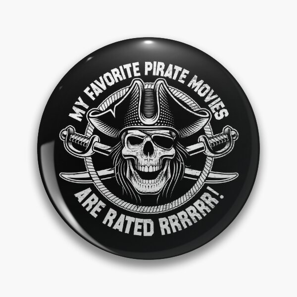 Item preview, Funny Dad Joke - My Favorite Pirate Movies Are Rated Rrrr! designed and sold by hadleyfoo.