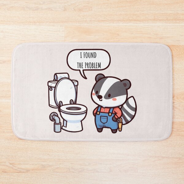 Item preview, Plumber Badger designed and sold by LemuellTrends.
