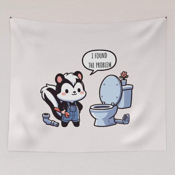 Item preview, Plumber Possum designed and sold by LemuellTrends.
